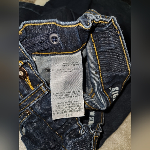 Signature Levi's Slim Straight Adjustable Waist Jeans - Picture 6 of 11